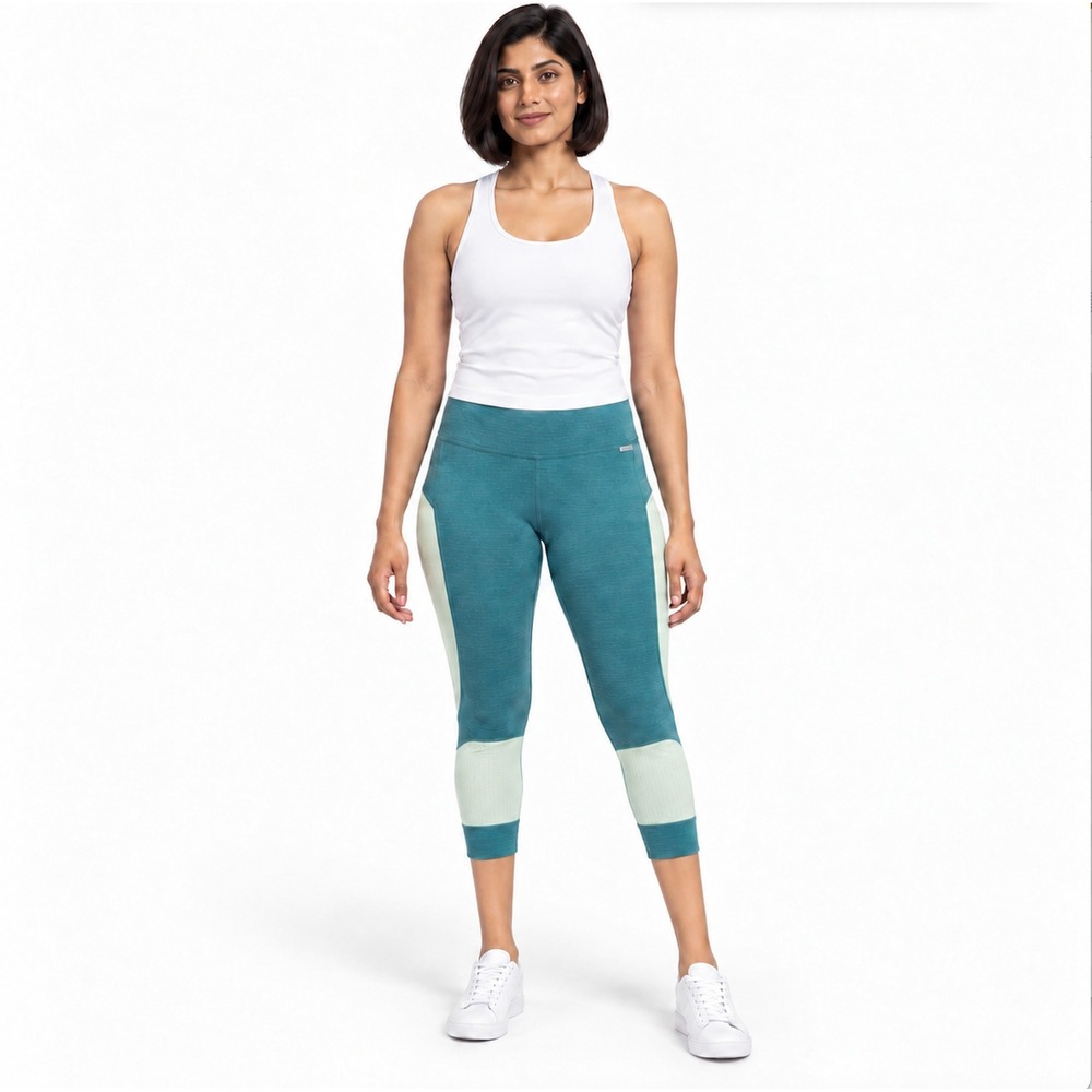 Patagonia Capilene Polartec Expedition Weight Leggings Teal LARGE